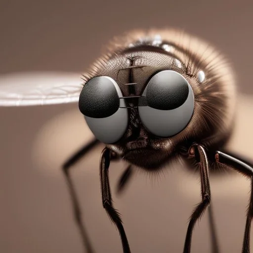 macro photo of fly