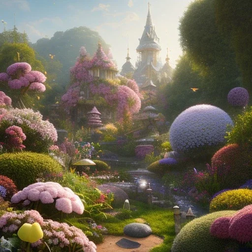 pixar style, volumetric summer garden environment and background, realistic painting of camera, looking excited, volumetric lighting, dramatic lighting, detailed digital painting, extreme dense and fine fur, anime, ornate, colour-washed colors, elegant, small minutiae, tiny features, particulars, centered, smooth, sharp focus, renderman gofur render, 8k, uhd, detailed eyes, realistic shaded volumetric lighting, sunlight caustics, backlight, centered camera view