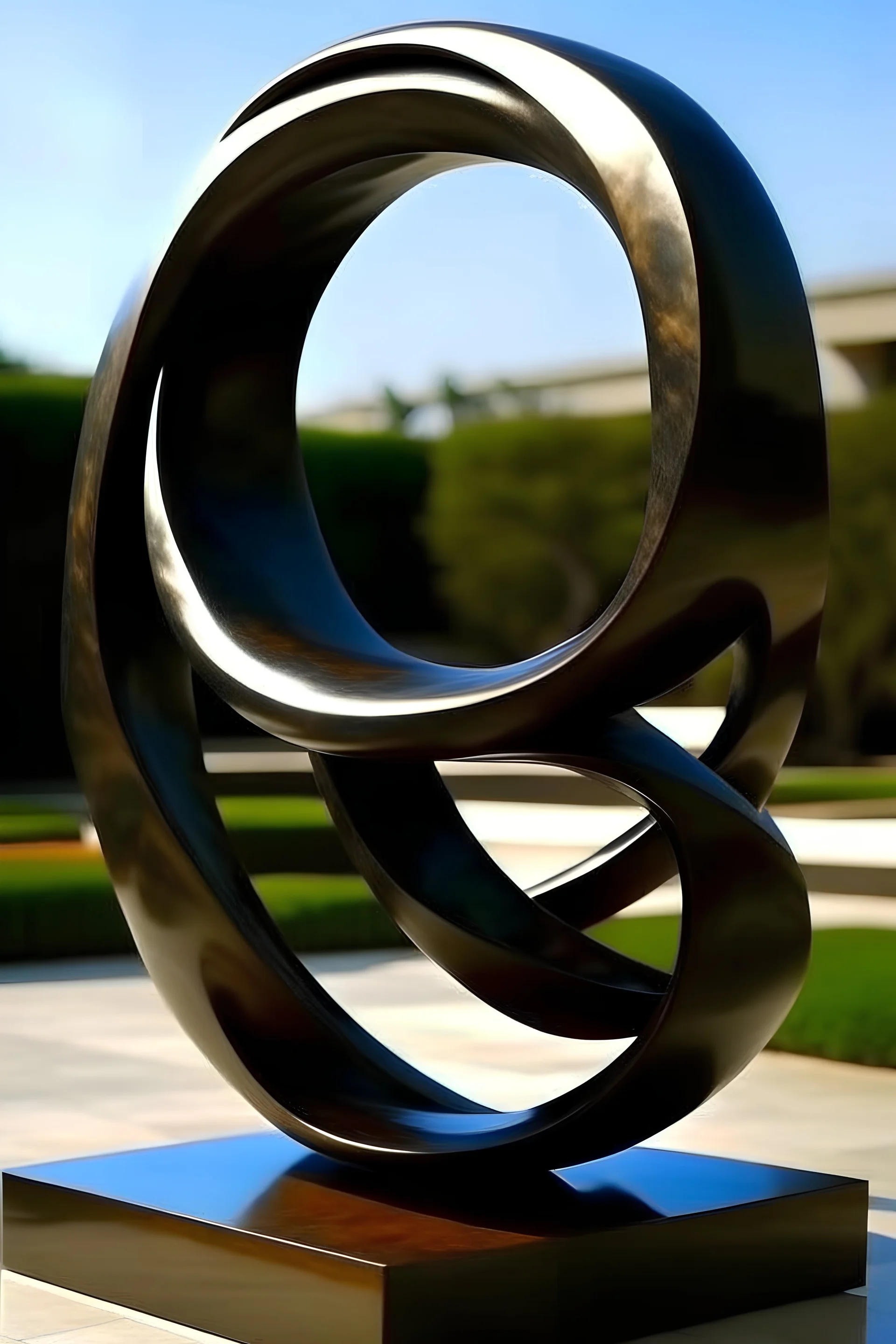 Olympic تنس sculpture abstract