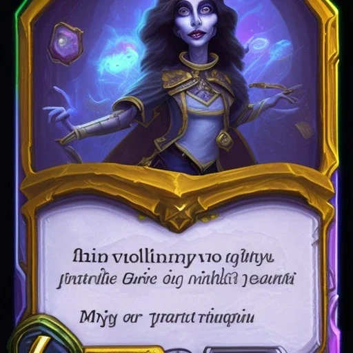 hearthstone card game hyper realistic tim burton