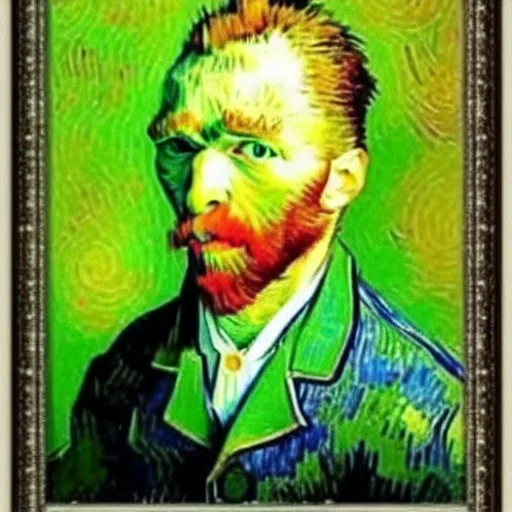 Kedi portresi van gogh