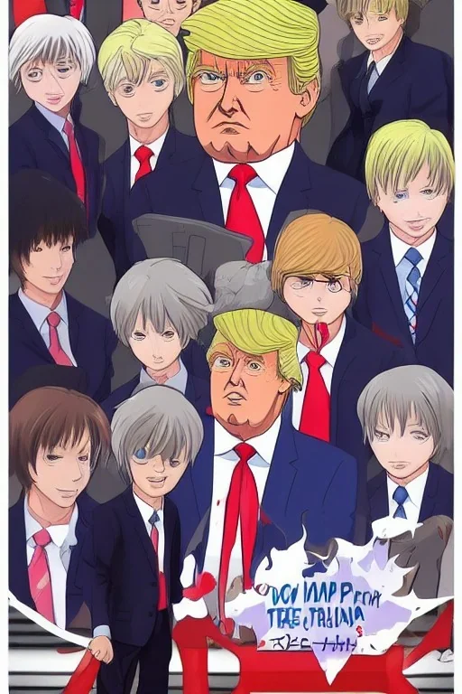 trump anime