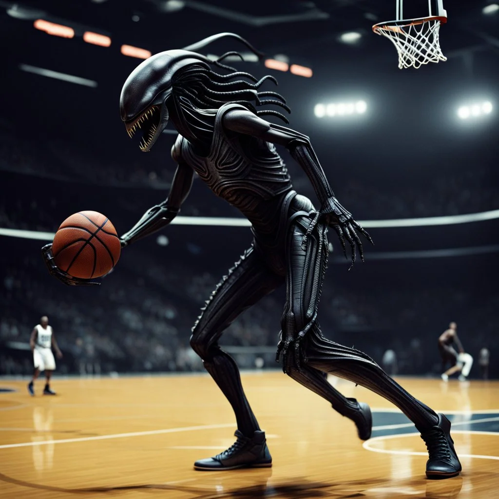 Xenomorph Basketball.