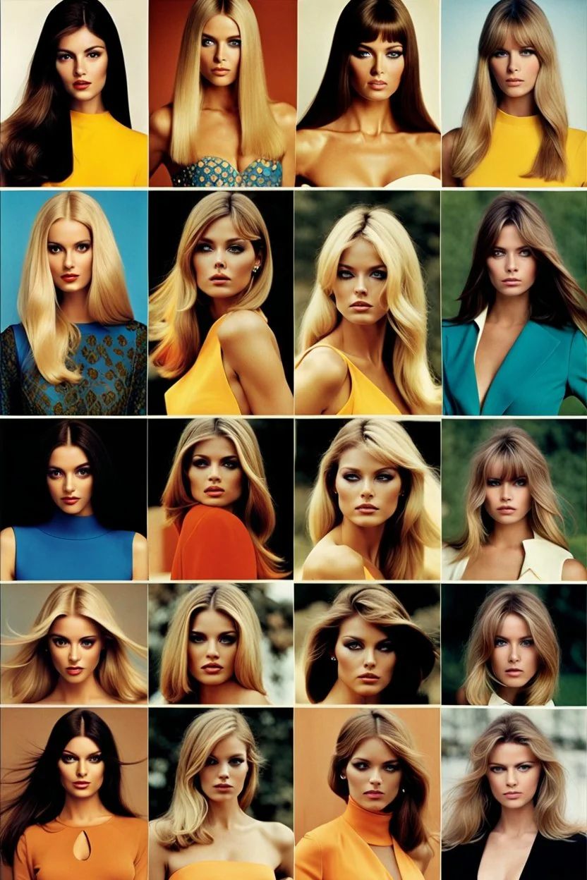 sixties fashion photography, natural young female, most beautiful female, longer light blonde hair, middle parting, beautiful like an undressed supermodel from the sixties, beautiful face, unbelievable sexy, space supermodel, helmut newton, polaroid colors, realistic, claudia schiffer, brigitte bardot, sharon tate, gigi hadid, chaterine deneuve