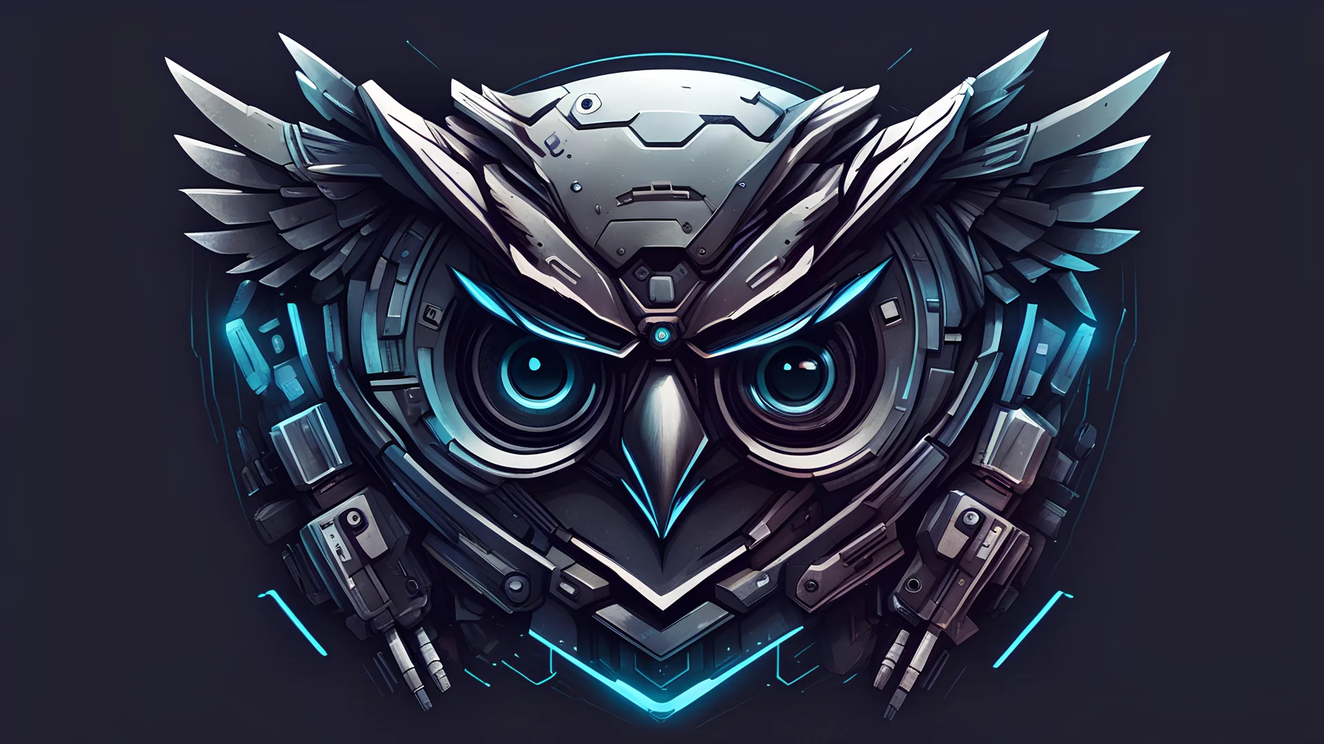 owl cyberpunk logo