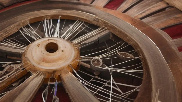 spinning wheel within a wheel