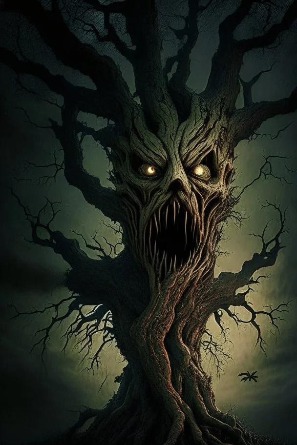 cursed horror tree