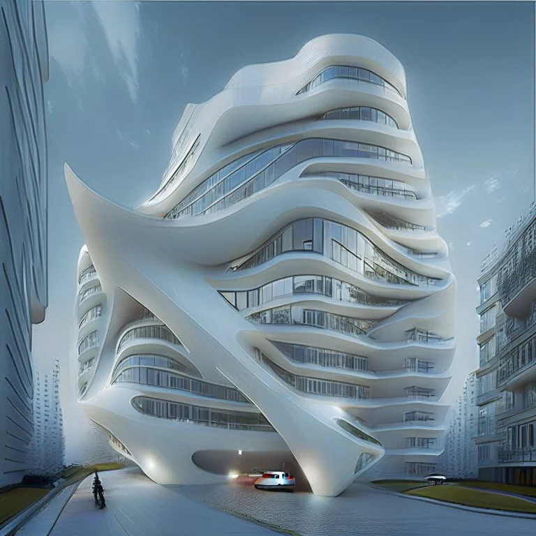 Edificio de apartamento Zaha Hadid arquitectura