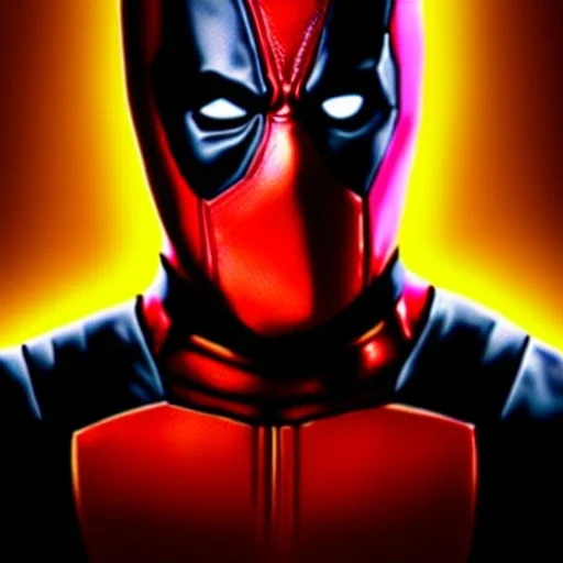 ultra detailed fullbody portrait of Deadpool, extremely detailed digital painting, intrincate, extremely detailed face,crystal clear Big Glowing eyes, mystical colors , perfectly centered image, perfect composition, rim light,extremely sharp detail, finely tuned detail, beautiful lighting, 8k, stunning scene, raytracing, in the style of robert e howard and pablo oliveira and Ken Kelley and Ohrai Noriyoshi and Simon Bisley