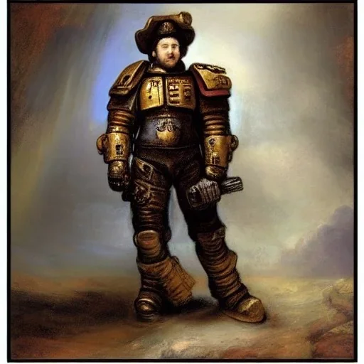 Rembrandt space marine