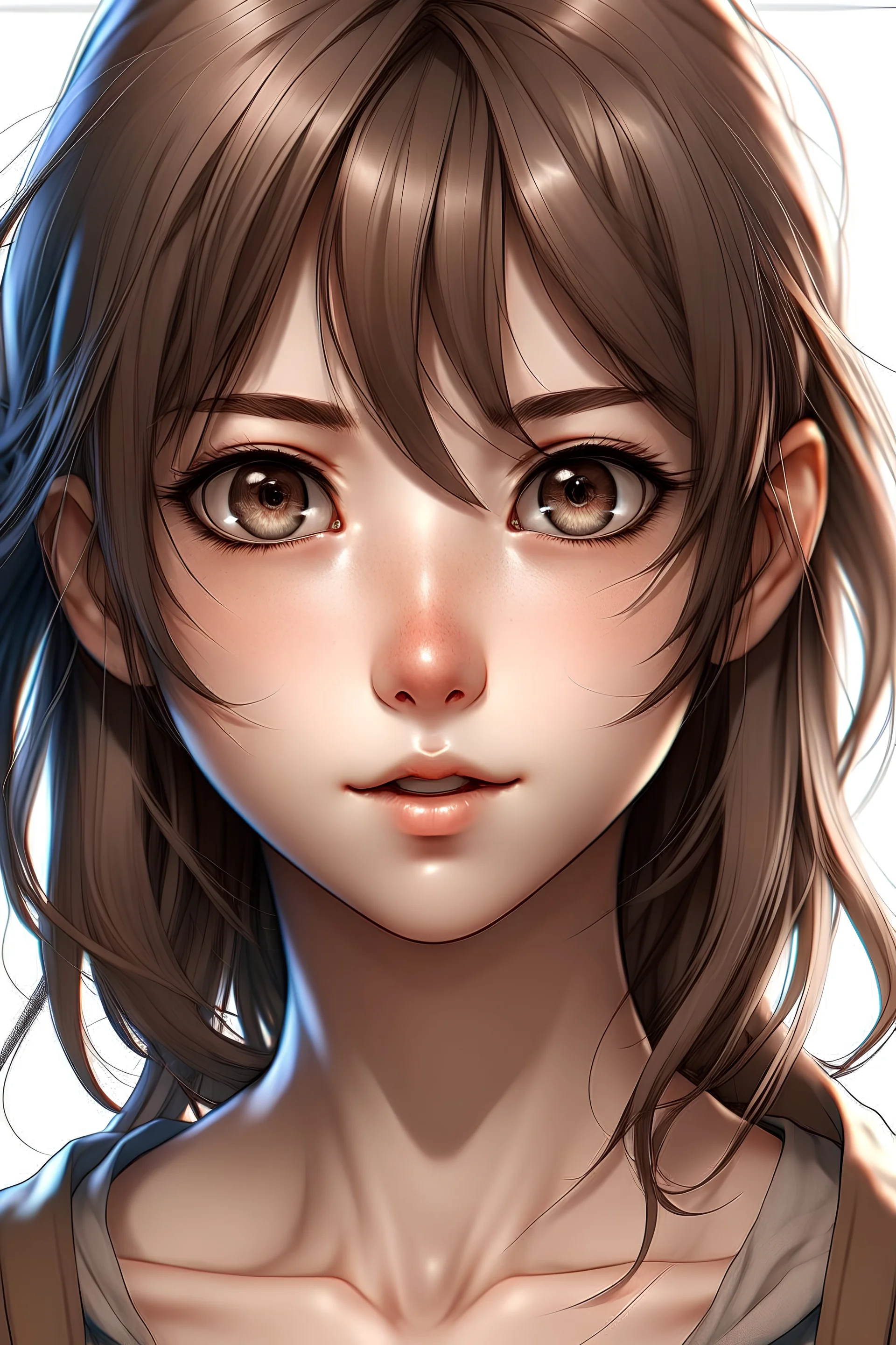 realistic manga girl