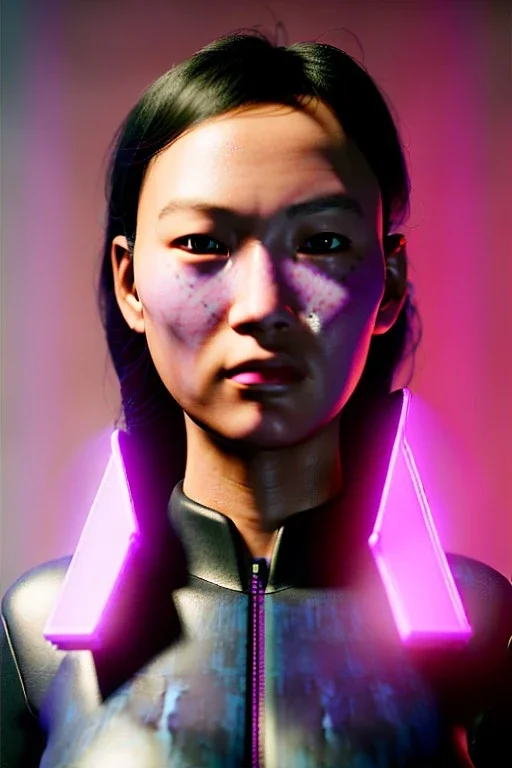 MCU Portrait, Front image, cyberpunk Asian woman, rabbit mask, black pink color, latex dress, highly detailed, concept art, smooth, unreal engine 5, god rays, ray tracing, RTX, lumen lighting, ultra detail, volumetric lighting, 3d, finely drawn, high definition, high resolution.