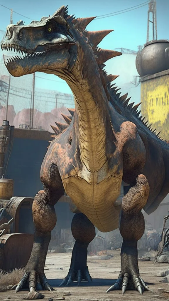 dinosaur in fallout 4 setting