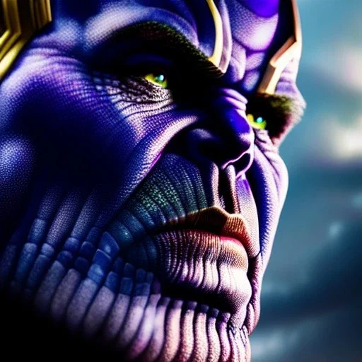 Ultra detailed fullbody Portrait in oil on canvas of Thanos with asgardian armor ,extremely detailed digital painting, extremely detailed face,crystal clear eyes, mystical colors ,perfectly centered image, perfect composition, rim light, beautiful lighting,masterpiece,8k, stunning scene, raytracing, anatomically correct, in the style of Steve Jung and robert e howard and Wizyakuza and Ohrai Noriyoshi and Simon Bisley and uncannyknack.