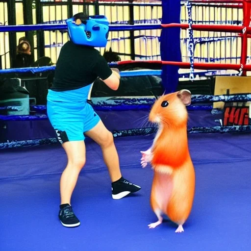 hamster boxing