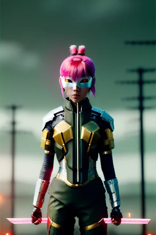 portrait, Asian cyborg woman, samurai warrior :: symmetry photography, cyberpunk style, cyborg eyes, pink hair :: wires connect, perfect eyes, samurai helmet, tiger mask, black samurai army, katana, ghost in the shell, pink, white, black, glow eyes, cinematic, Ultra realistic, dark scene, soft color, highly detailed, unreal engine 5, RTX, ultra detail, 3d, finely drawn, high definition.