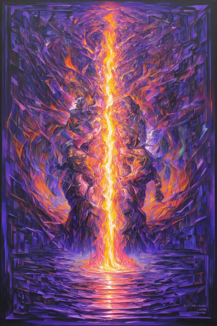 Chamber of the Violet Flame; Expressionism; Dynamic cubism