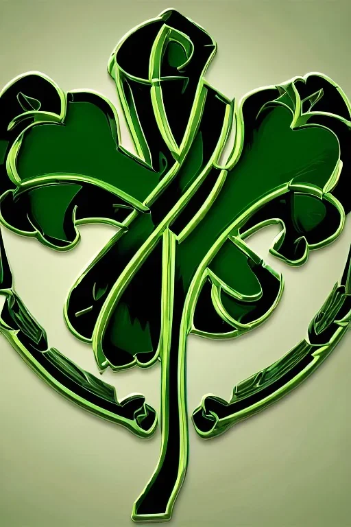 Boston Shamrocks American Football team logo, detailed, legible script