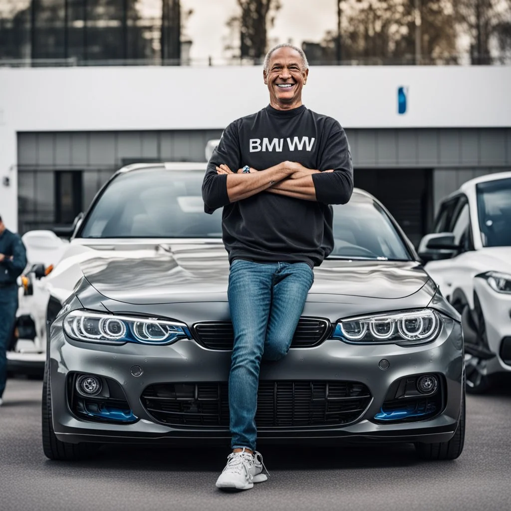 счастливый владелец бмв