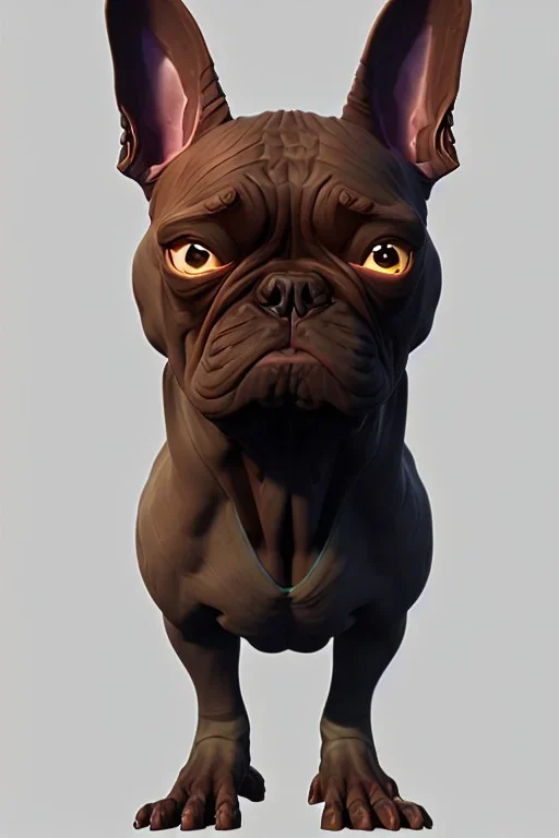 alien french bulldog musculature hulk body HD strong french bulldog hulk marvels Warcraft