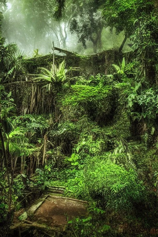 Ancient jungle ,ruins