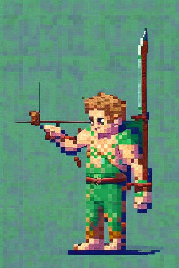 pixel art archer