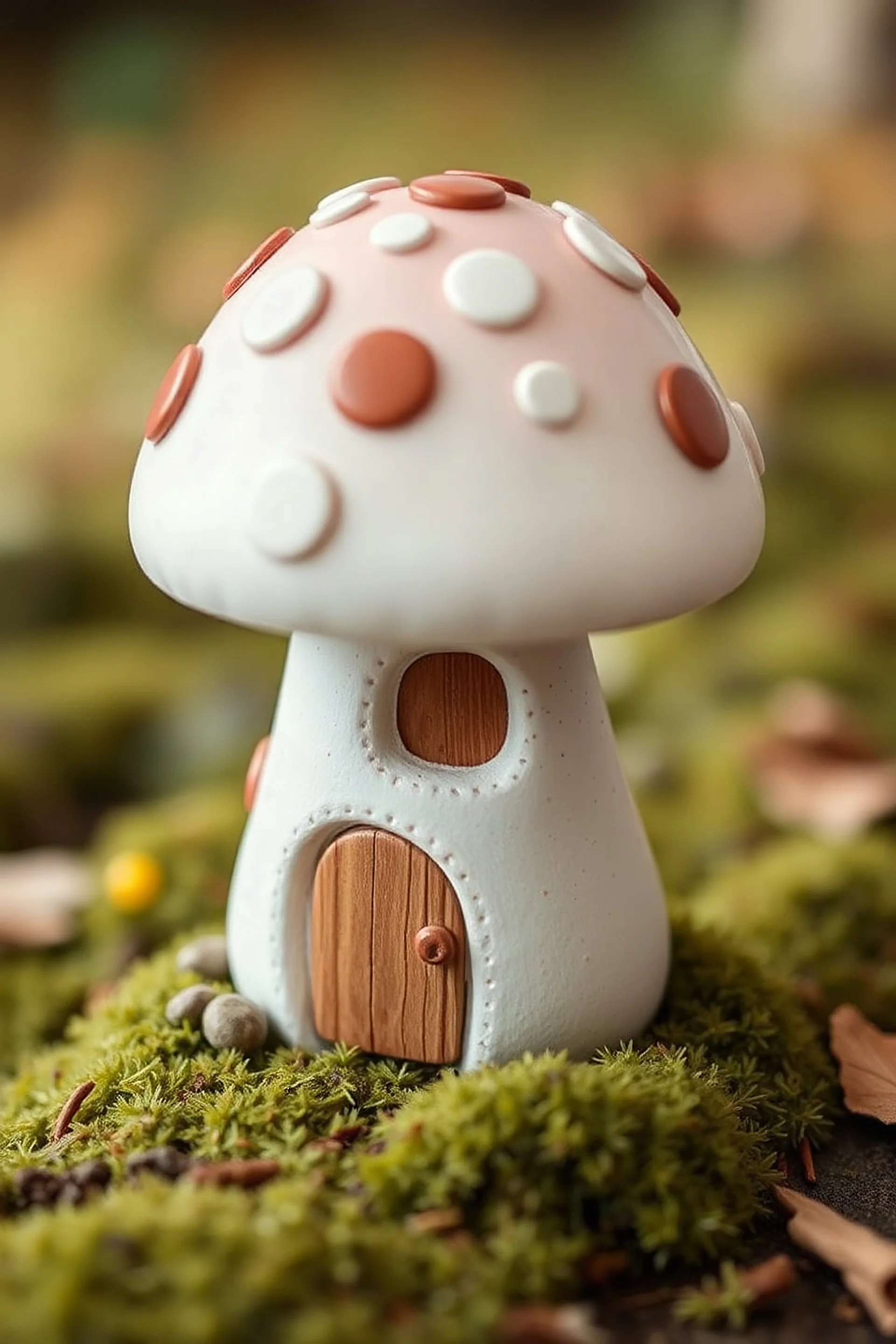 تصميم شكل عيش الغراب علي شكل بيت