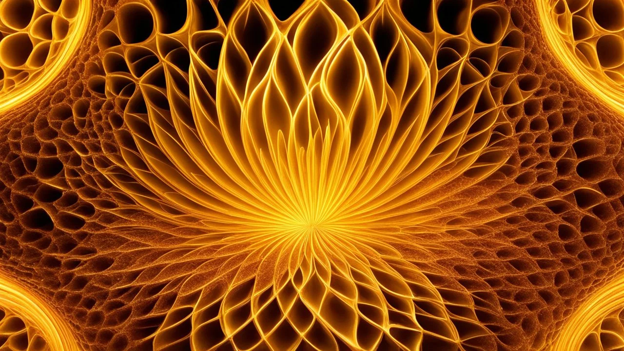 pattern in nature based on the golden ratio, volumetric lighting, flames, RTX, incredible detail, photographic realism