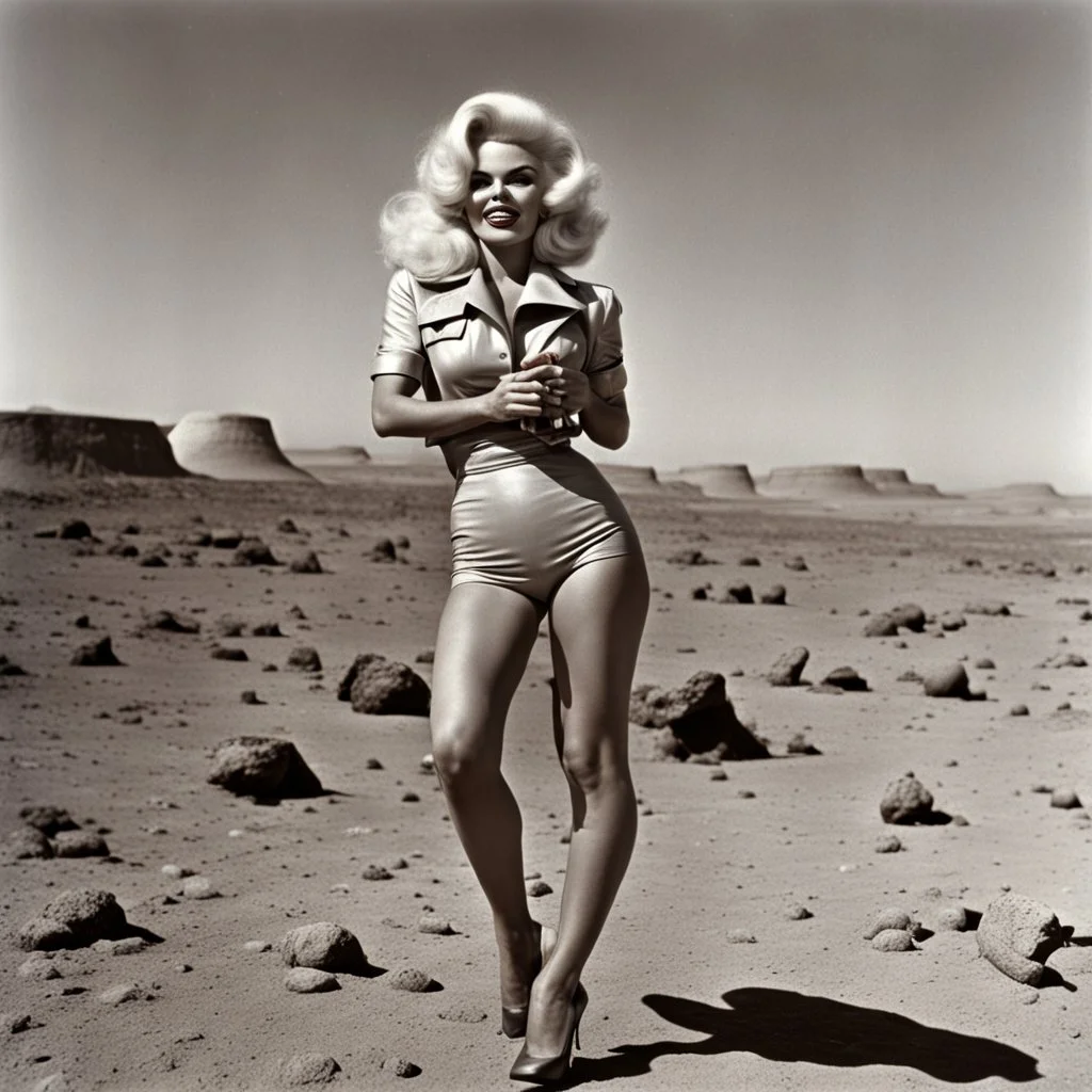 Jayne Mansfield on the surface of Mars