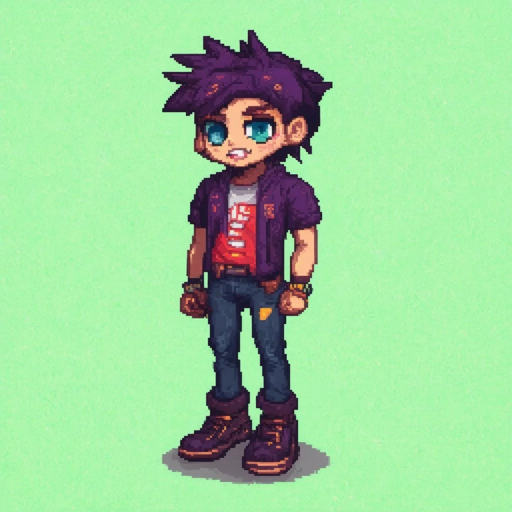 2-d pixel crypto punk named kenn