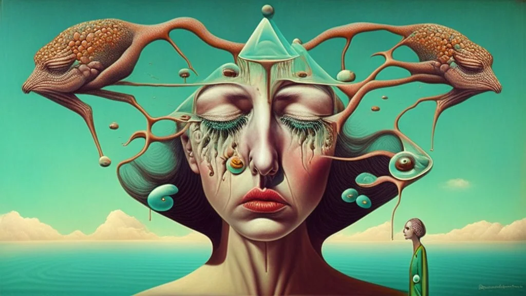 treating woman's symptoms but not the cause; Neo-surrealism; lowbrow