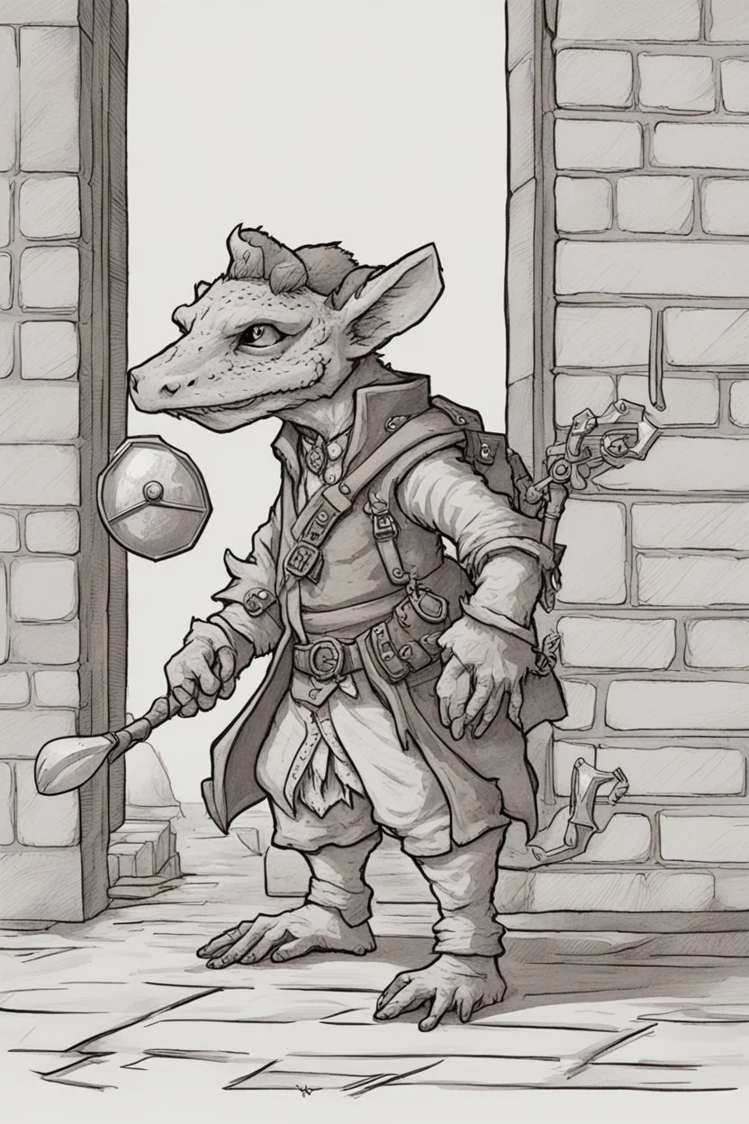 a kobold artificer from dnd