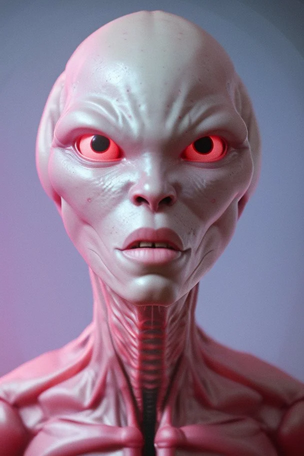 Red pill alien, cinematic lighting, Blender, octane render, high quality