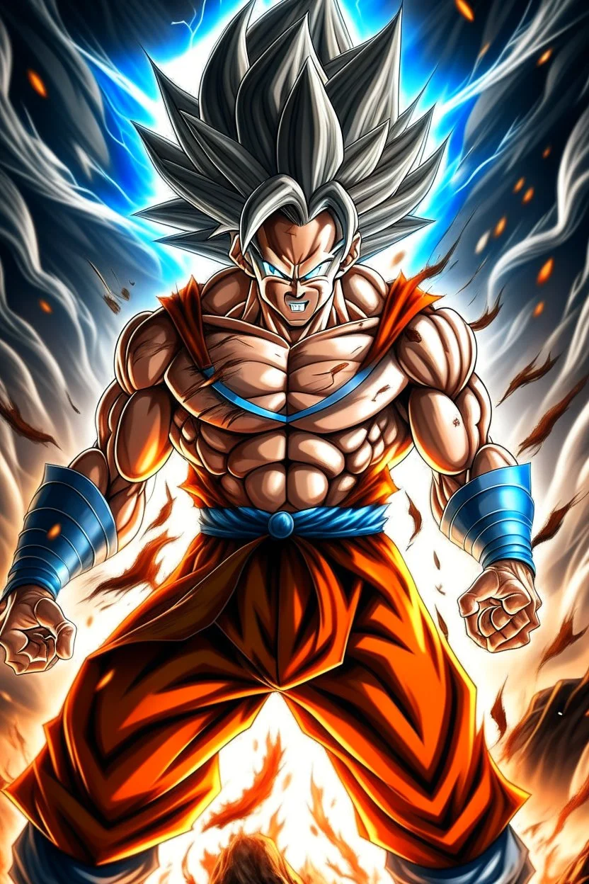 ultra instinct goku in rage | @bobbug on Stablecog