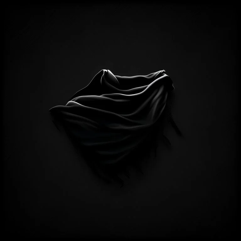 simple rag icon, black background