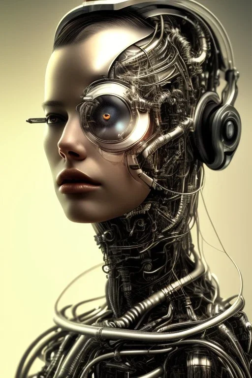 cyberpunk, glass body, women, portrai, open mouth, perfect skin, tron, cyborg , perfekt, real, dream, hr giger