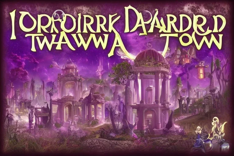 Arcadia the dark town of purple magic