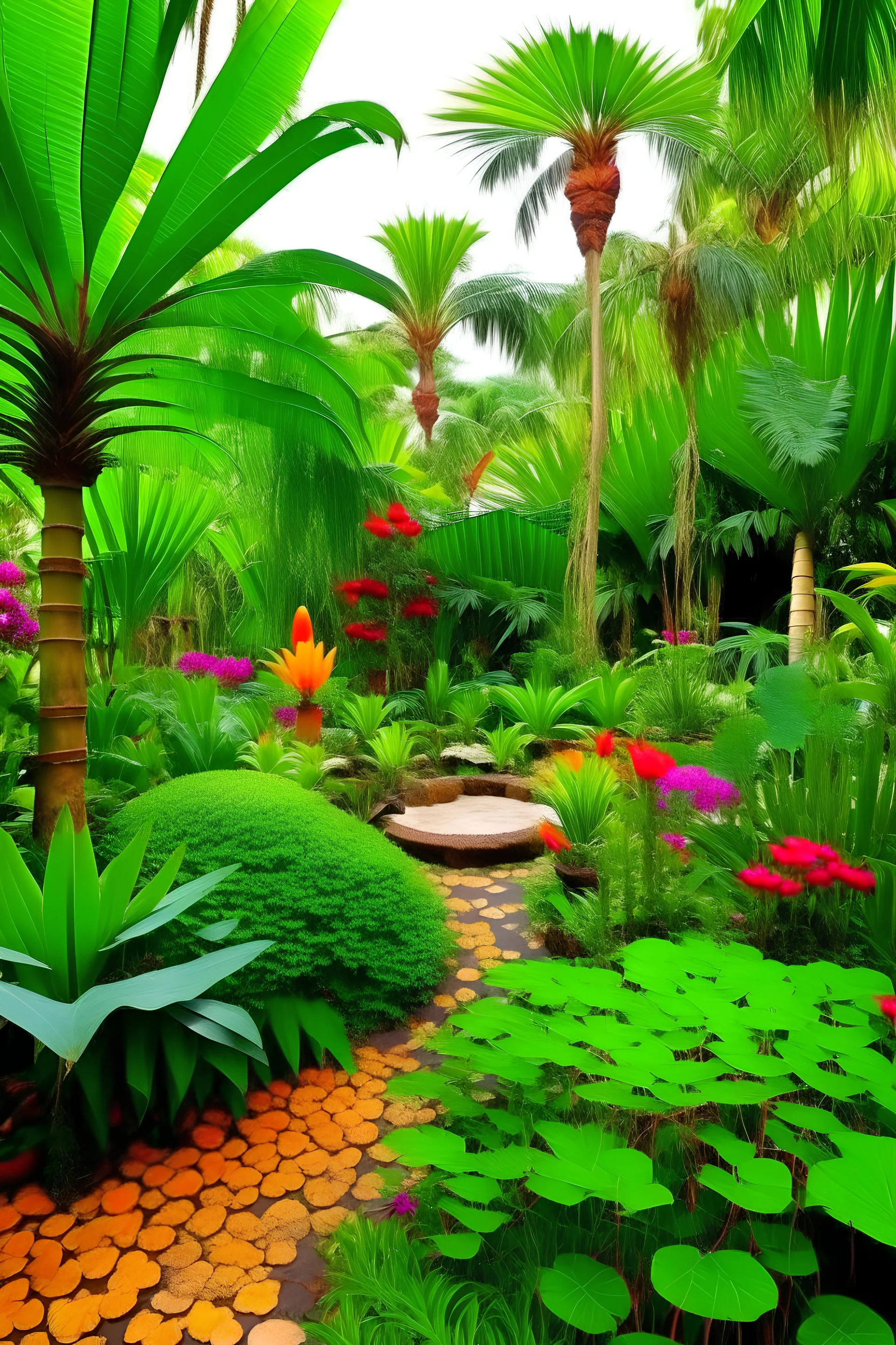 Tropical garden