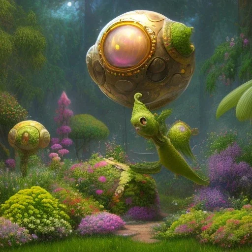 pixar style, volumetric summer garden environment and background, hyper realistic painting of best 3d puffer Nike sneaker, looking excited, volumetric lighting, dramatic lighting, detailed digital painting, anime, ornate, colour-saturated colors, chaotic, small minutiae, tiny features, particulars, centered, smooth, sharp focus, renderman gofur render, 8k, uhd, detailed eyes, realistic shaded volumetric lighting, sunlight caustics, backlight, centered camera view