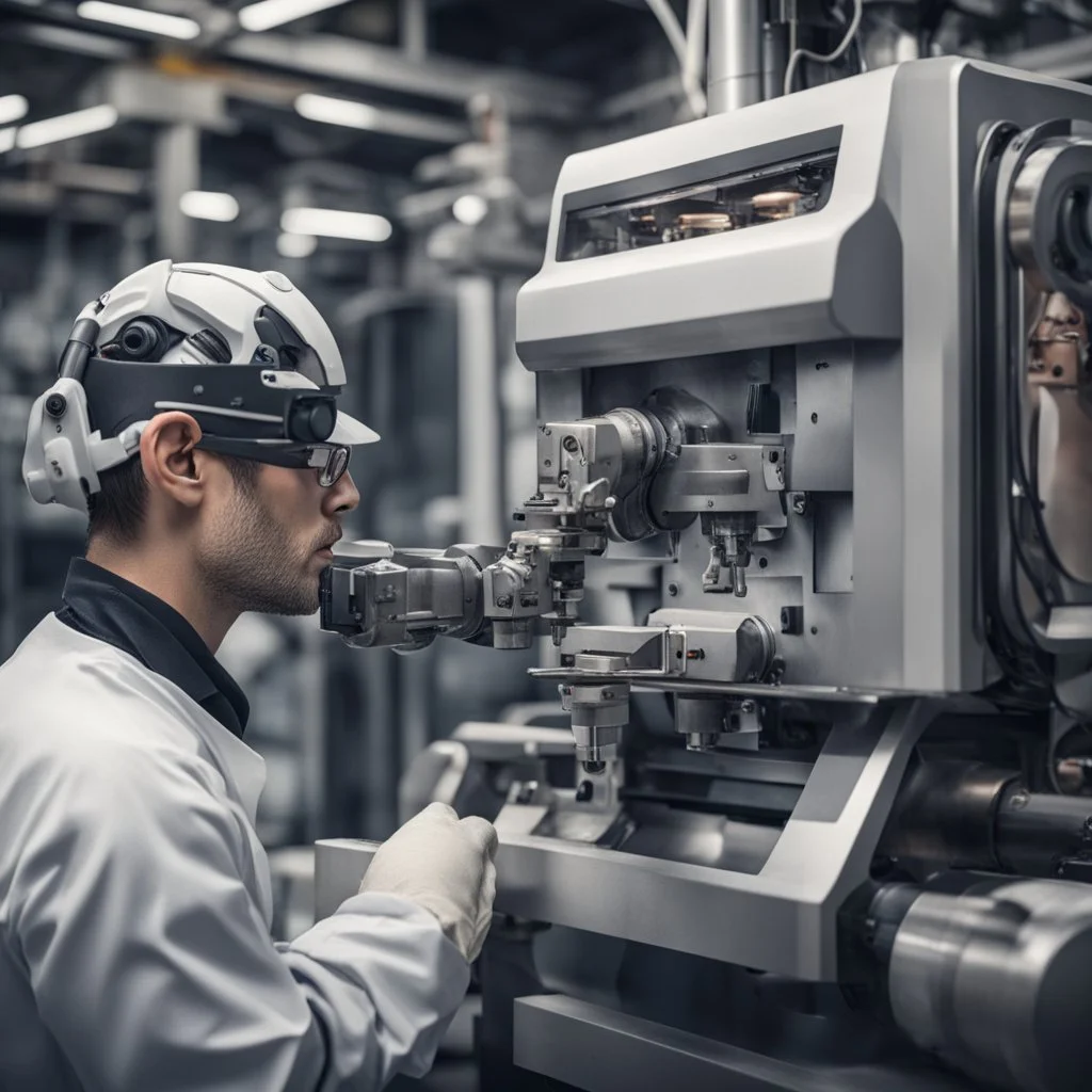 a machine tool that is talking and helping the operator