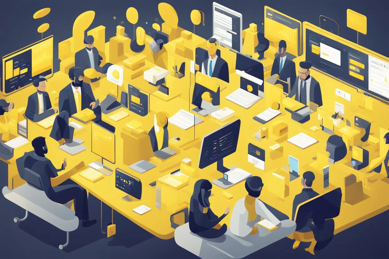 Market Participants and Trading Platforms yellow style