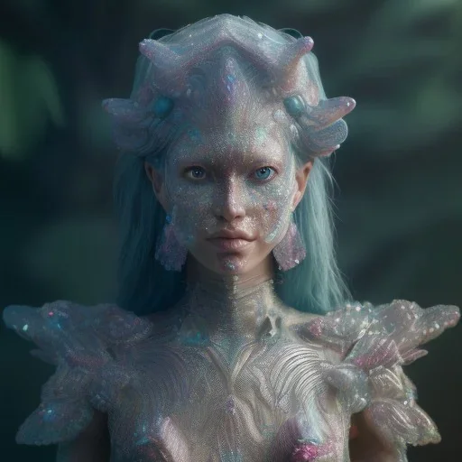 A portrait of a crystalline warrior, mythical,fantasy , magnificent, highly intricate, Realistic photography, incredibly detailed, ultra high resolution, 8k, complex 3d render, cinema 4d