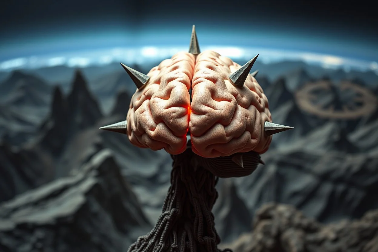 pointed brain surrealism
