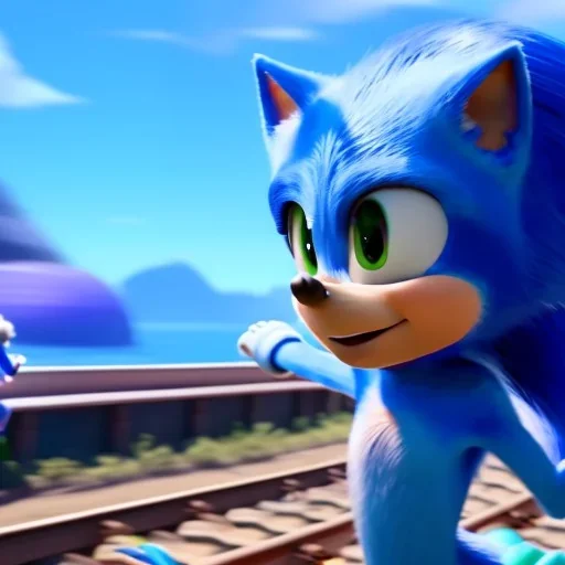 sonic races the subway