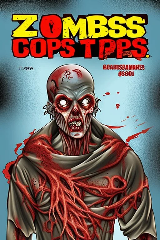 zombie cops entrails blood