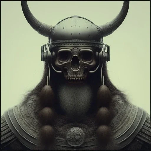 A viking with muscles and sharp blaids, hr giger, scary, steam punk, realistic, made in octane, cinematic, ultra-realistic, extremely detailed octane rendering, 8K, VRAY Super Real ar 2:3, dof photorealistic futuristic 50mm lens hard lighting dark gray tintype photograph, realistic lighting, sepia color