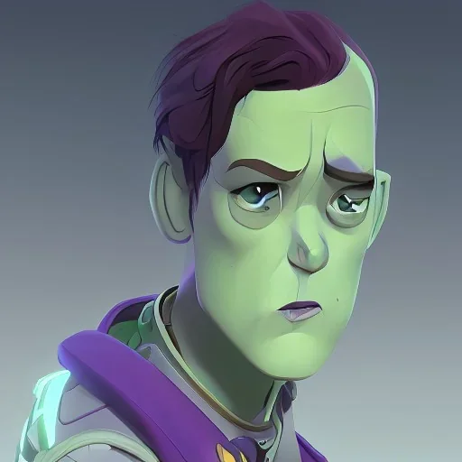 Buzz lightyear in the form of tim Burton