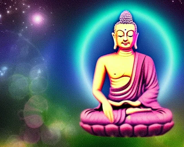 Buddha, bliss, hologram