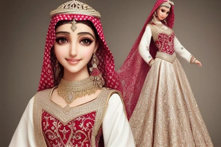 Arab princess, beautiful, innocent, angelic features, Arab clothes, portrait, high details