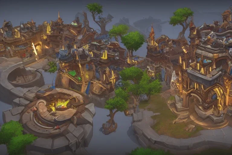 Torchlight 2 architecture concept in overwatch